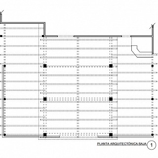 Planta arquitectónica baja