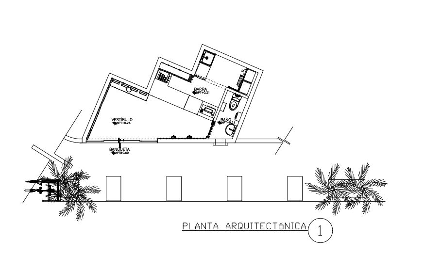 Architectural floor plan design