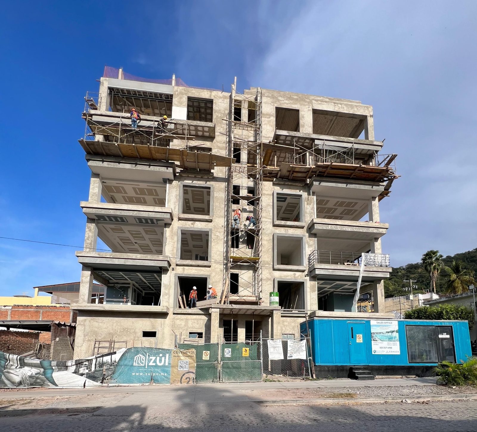 Estructura construccion puerto vallarta